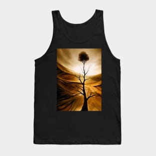 Lonely Desert Tree Tank Top